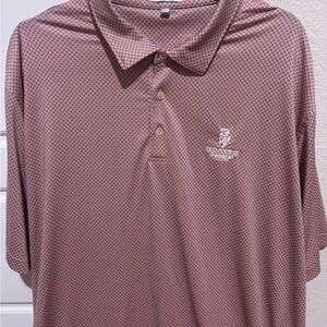 Peter Millar Pink Performance Polo Shirt